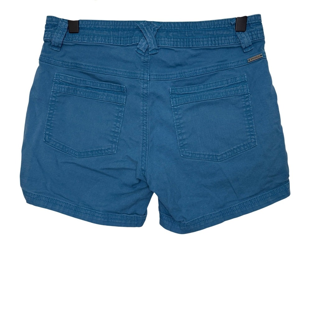 Prana Womens Organic Cotton Stretch Hiking Shorts Blue Size 2 W31192079 - Picture 2 of 5